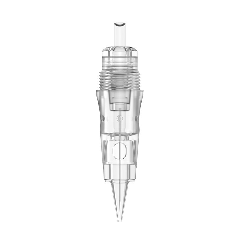 Famisoo 1RL 10Pcs Disposable PMU Microblading Tattoo Cartridge Needles Safety For Permanent Makeup Machine Eyebrows Lip Skin