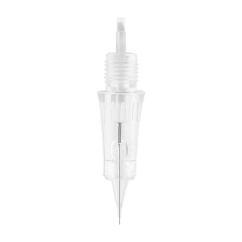 Famisoo 1RL 10Pcs Disposable PMU Microblading Tattoo Cartridge Needles Safety For Permanent Makeup Machine Eyebrows Lip Skin