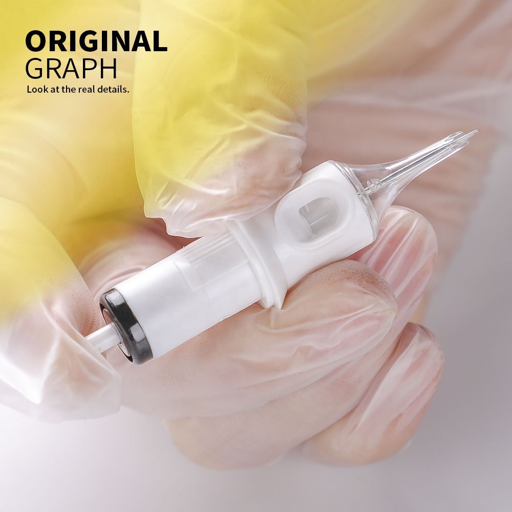Tattoo Cartridge Quelle Taper Disposable 3Rl 5Rl 7Rl Mixed Permanent Makeup Premium 316L/304 Stainless Steel Tattoo Needles