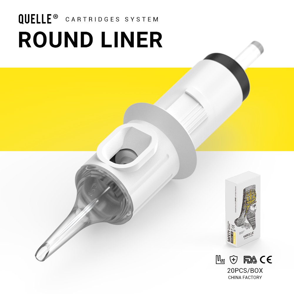 Tattoo Cartridge Quelle Taper Disposable 3Rl 5Rl 7Rl Mixed Permanent Makeup Premium 316L/304 Stainless Steel Tattoo Needles