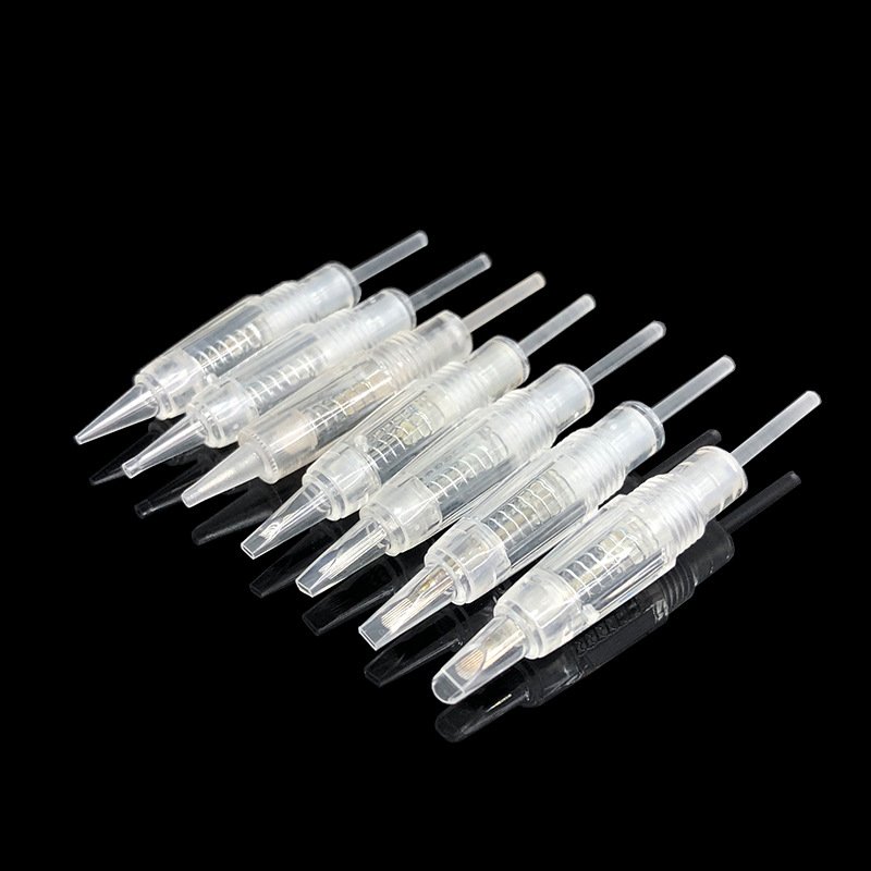 Bolin Spiral Cartridge Needle Transparent Color Eyebrow Tattoo Needles