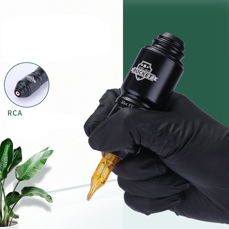 Factory Customized Hot Selling Rocket Mini Tattoo Machine Set Wireless Tattoo Power Supply Professional Rotary Tattoo Pen Kit