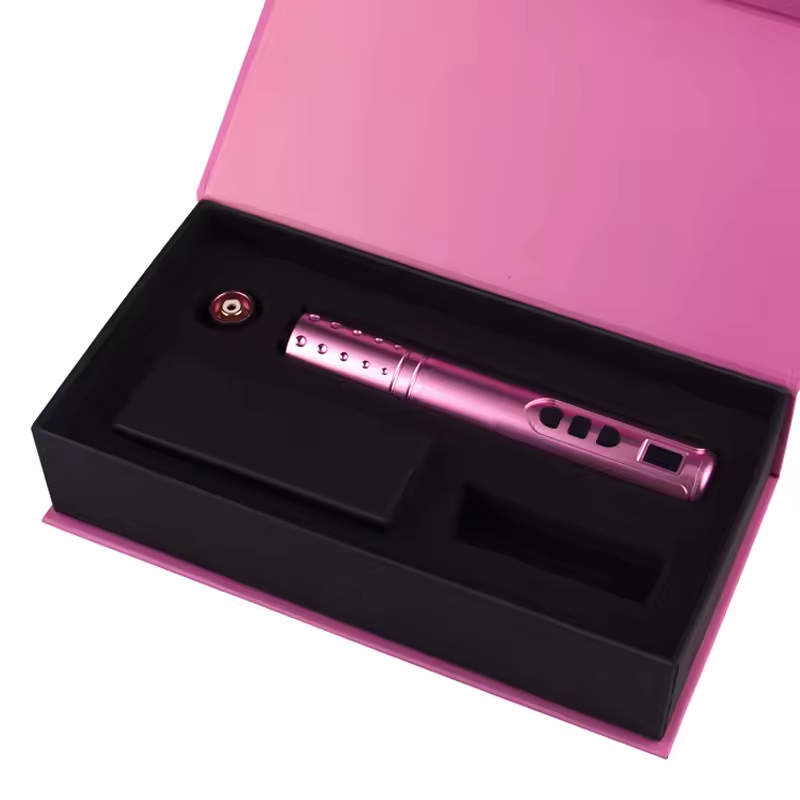 Electric Tattoo PMU Machine with Wired 2 Batteries for Permanent Makeup