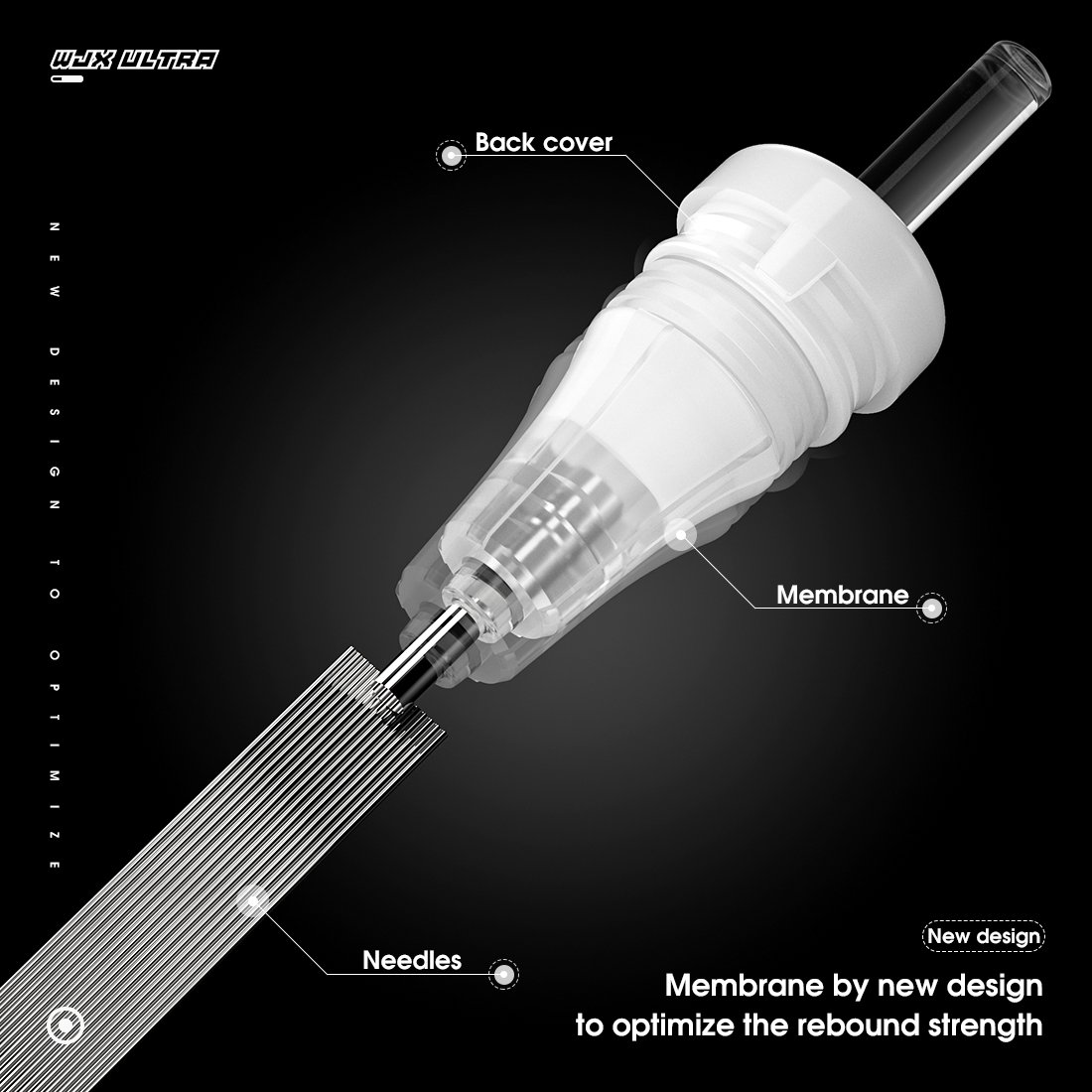 tattoo art precise radical tattoo cartridges RM 0.35mm 0.3mm permanent makeup cartridge needle tattoo cartridge