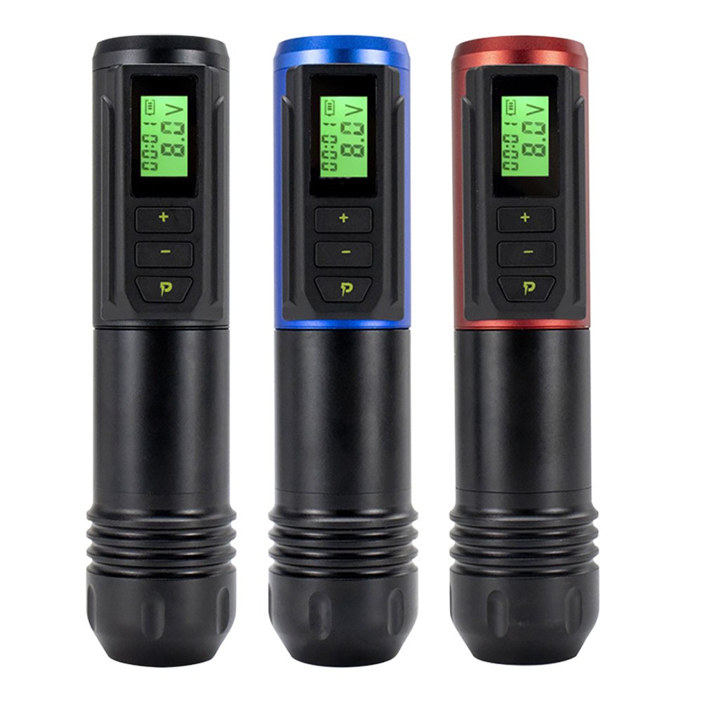 Factory Wireless Tattoo Machine Battery Portable Tattoo Pen LED Display Rotary Tattoo Machine Gun With Long Last Operate Time