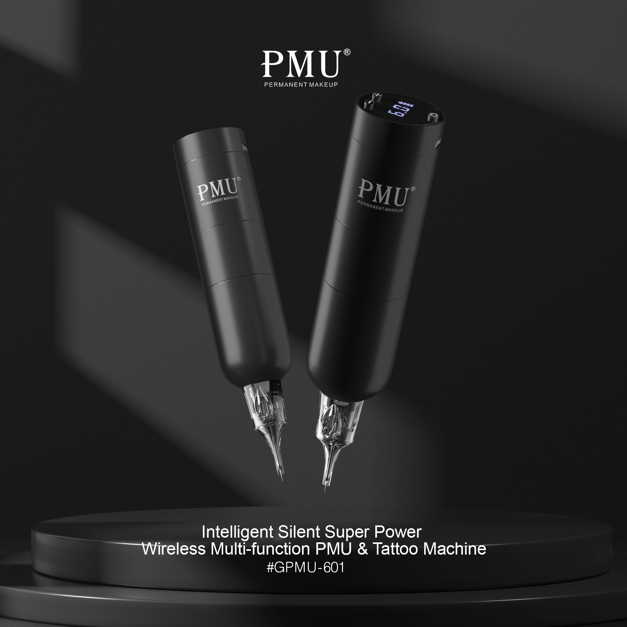 Powerful GPMU 601 Model 3.5mm Needle Stroke PMU Tattoo Pen Eyebrow Lip Microblading PMU Machine For Permanent Makeup