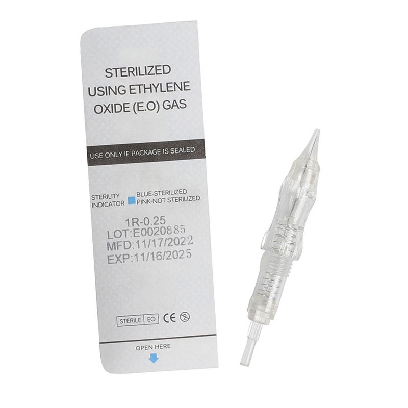 Sterilized Blister Pack Permanent Makeup Cartridge Needle 1R 3R 5R Thread Tattoo Needles 0.16 0.18MM
