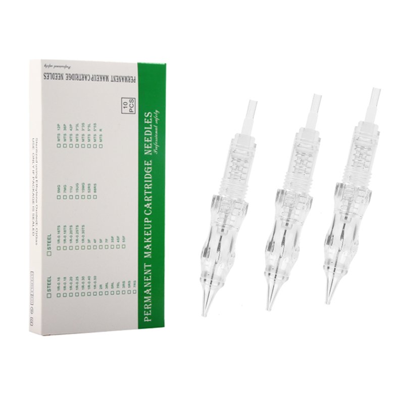 Sterilized Blister Pack Permanent Makeup Cartridge Needle 1R 3R 5R Thread Tattoo Needles 0.16 0.18MM
