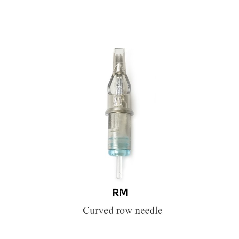 Ghostaxe 20pcs Disposable Sterilized Round Liner tattoo cartridge needles For Permanent Lip Eyebrow Makeup Tattoo Rotary Pen