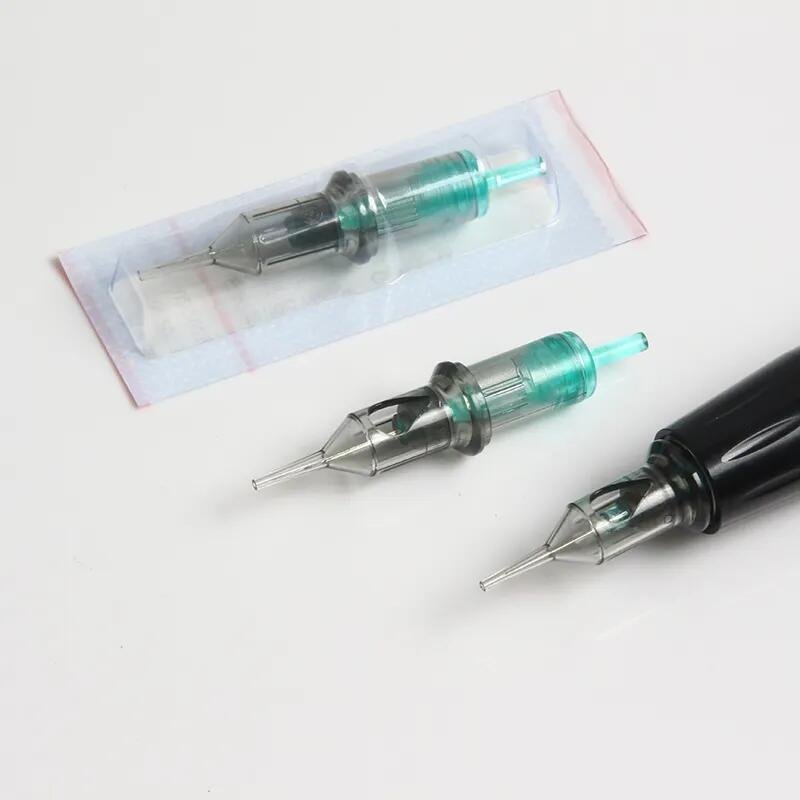 20pcs Disposable Universal Microblading Tattoo Needle Cartridge PMU SMP Round Liner Long Taper Permanent Makeup Cartridge Needle