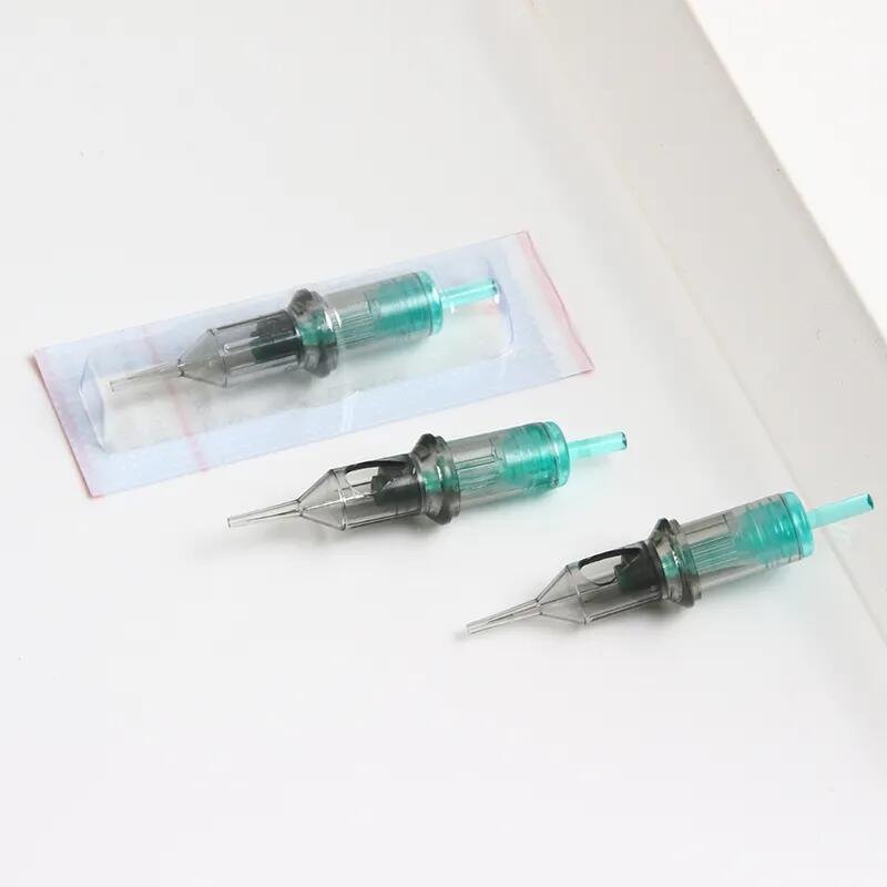 20pcs Disposable Universal Microblading Tattoo Needle Cartridge PMU SMP Round Liner Long Taper Permanent Makeup Cartridge Needle
