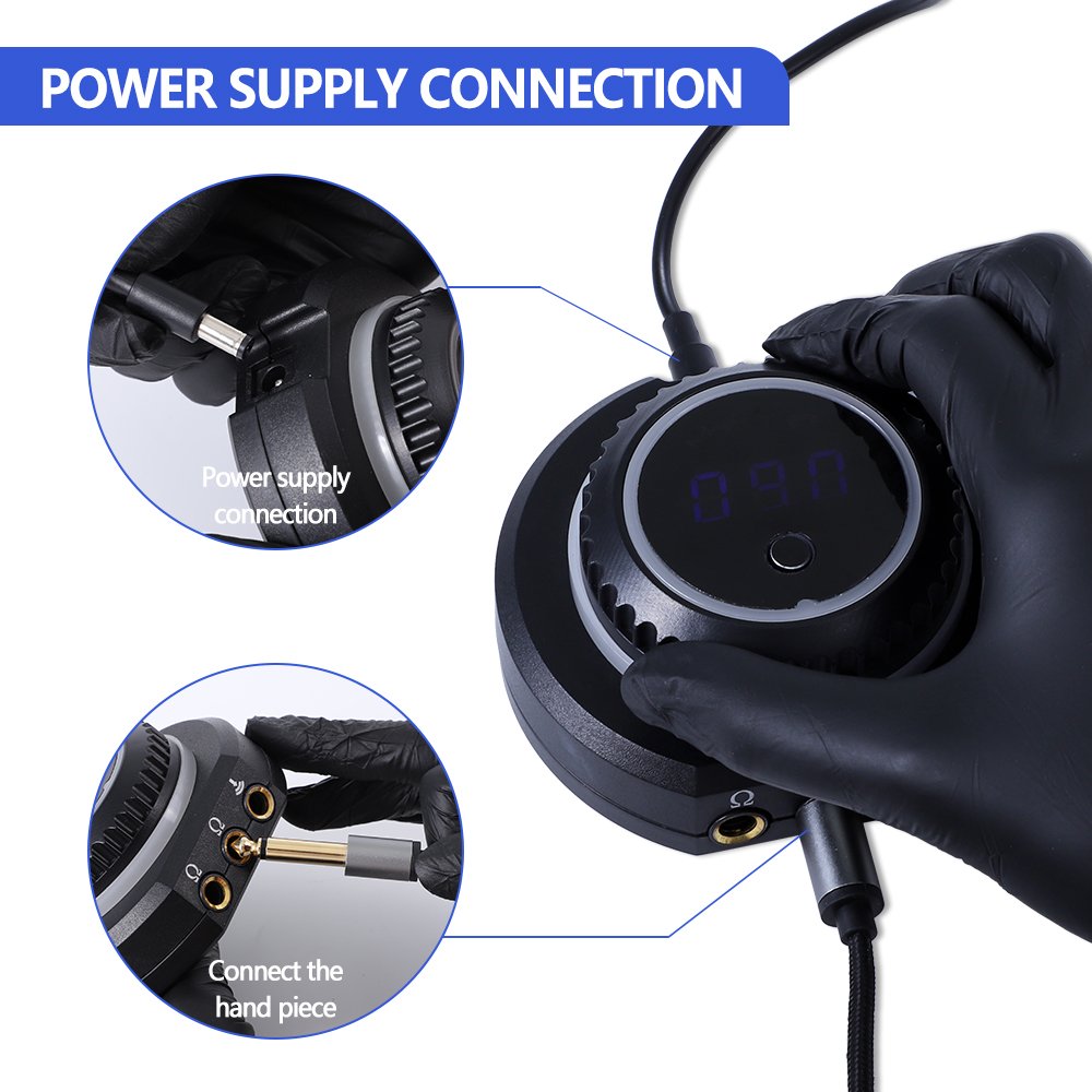 YD Blink Permanent Makeup Machine Gun Permanent Eyebrow Tattoo Machine Set For Training