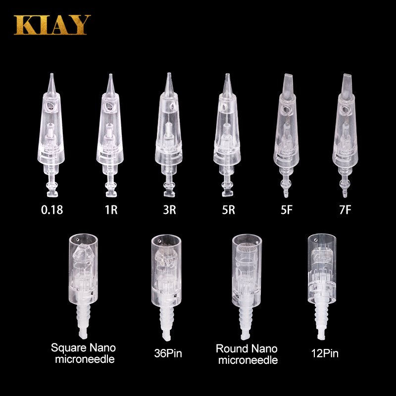 Low MOQ Custom private label tattoo needles for permanent makeup machine Stainless steel Gas Sterilized tattoo needle cartridge