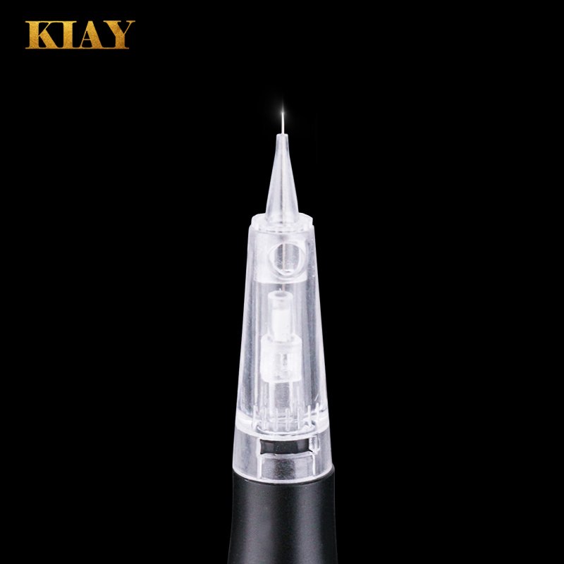 Low MOQ Custom private label tattoo needles for permanent makeup machine Stainless steel Gas Sterilized tattoo needle cartridge