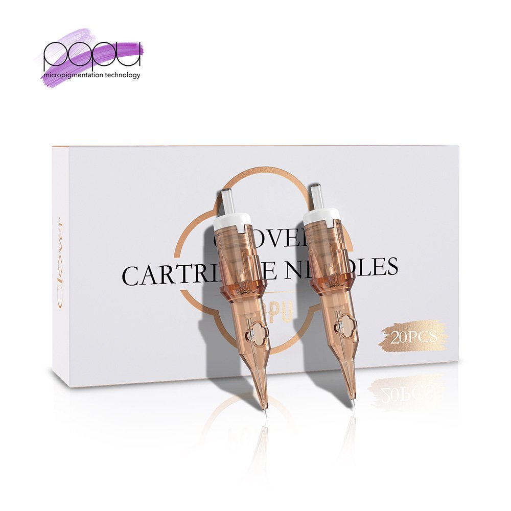 Wholesale POPU Clover RL nano Stroke Scalp Micropigmentation PMU Cartridges Custom Tattoo Permanent Makeup Cartridge Needle