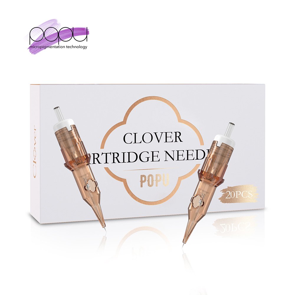 Wholesale POPU Clover RL nano Stroke Scalp Micropigmentation PMU Cartridges Custom Tattoo Permanent Makeup Cartridge Needle