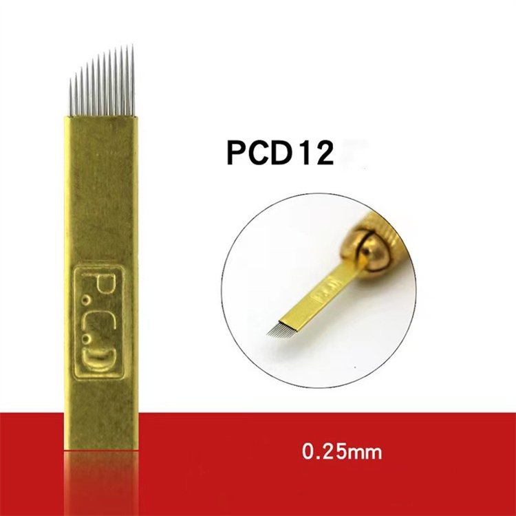Tattoo Needle Eyebrow Tattoo Microblading Blade Manual Tattoo Pen Blade for Permanent Makeup