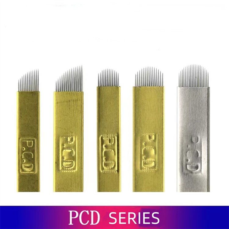 Tattoo Needle Eyebrow Tattoo Microblading Blade Manual Tattoo Pen Blade for Permanent Makeup