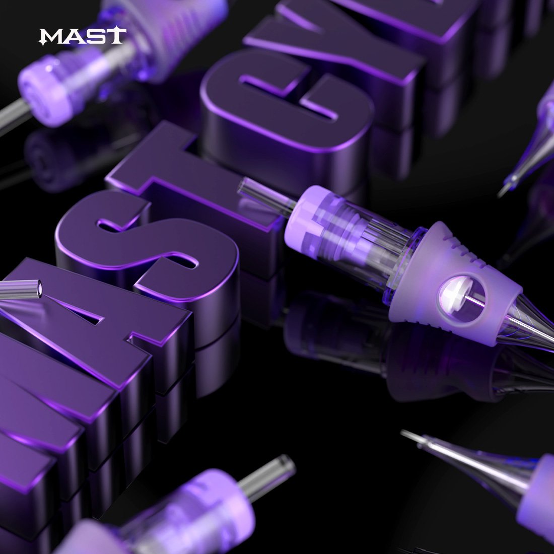 Mast Cyber 1RL Permanent Makeup Tattoo Needle Cartridge 0603rl Micropigmentation Box of 20