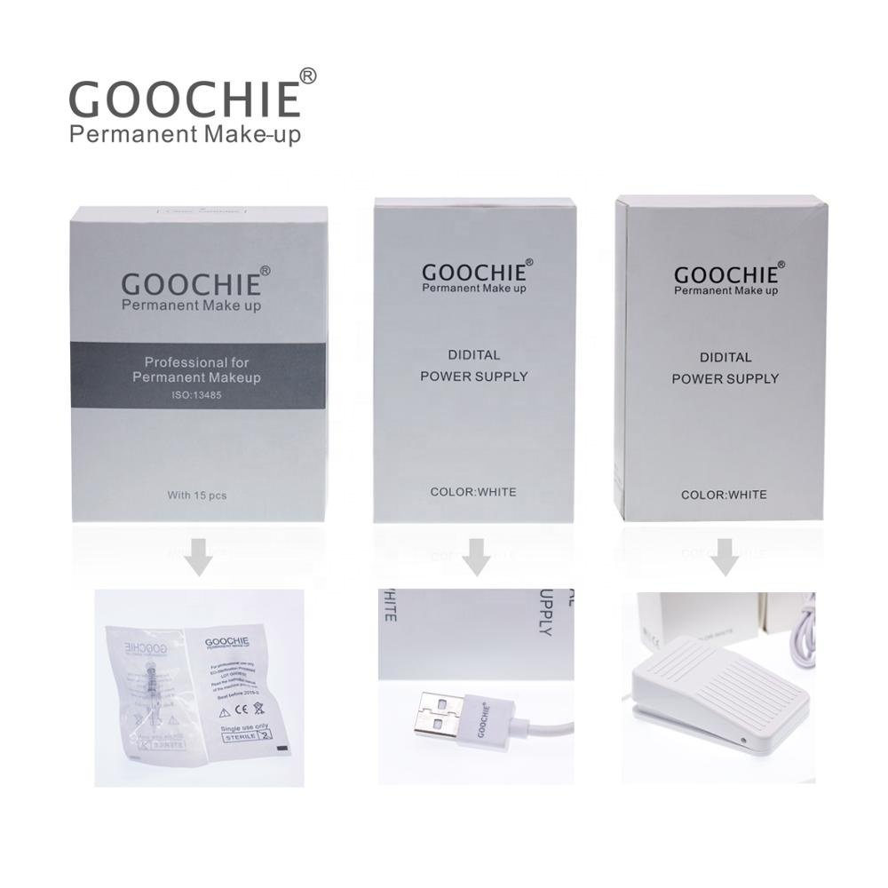 Goochie M8 No Vibration pmu hair stroke microblading eyebrow tattoo machine