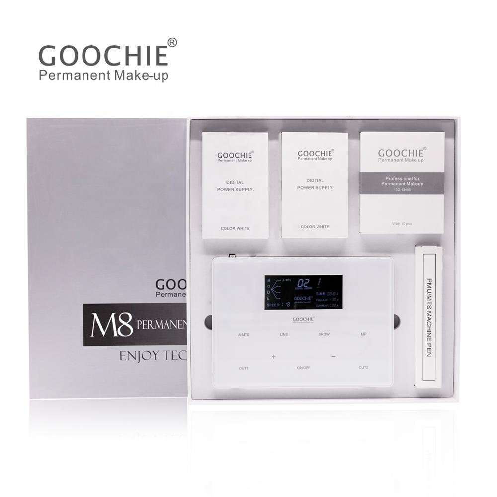 Goochie M8 No Vibration pmu hair stroke microblading eyebrow tattoo machine