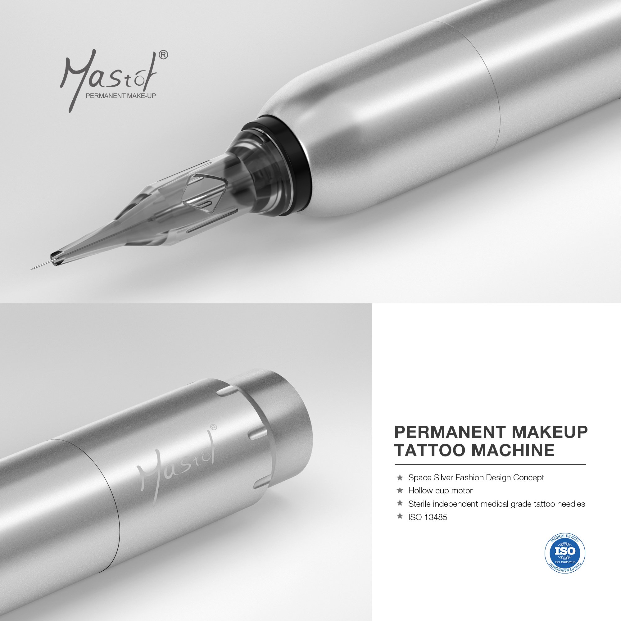 Mastor Universal Tattoo Machine Gun Digital Tattoo Eyebrows Permanent Makeup Machine