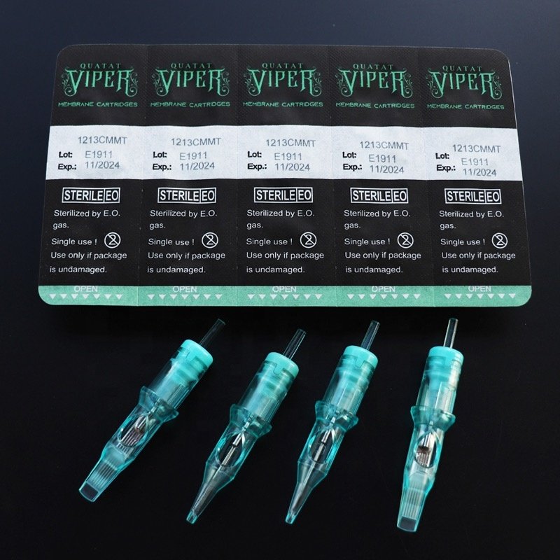 Dayshow New boutique VIPER tattoo one needle tattoo eyebrow cartridge needle 10pc/boxs