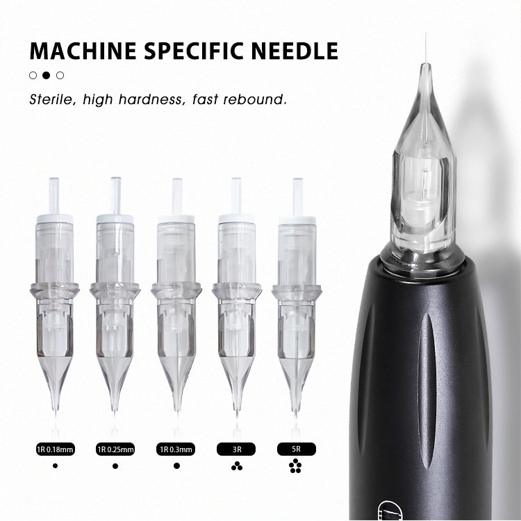 Wenshen 20pcs package tattoo cartridge needle membrane tattoo needle cartridge disposable needle for blink machine