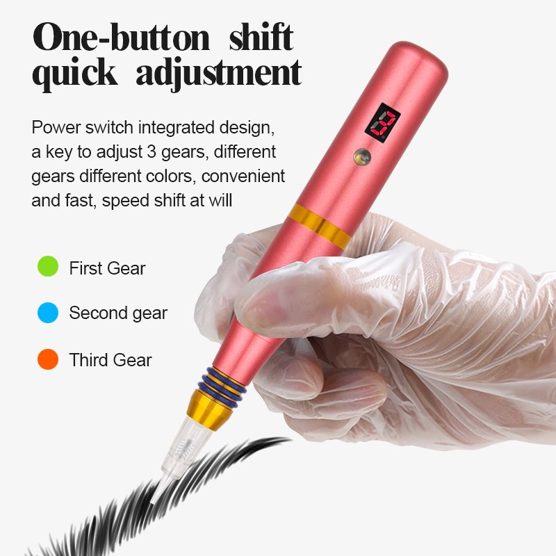 XJ Professional Tattoo Machines Wireless Permanent Makeup Machine Pen High Speed Motor Microblading Tattoo Machine