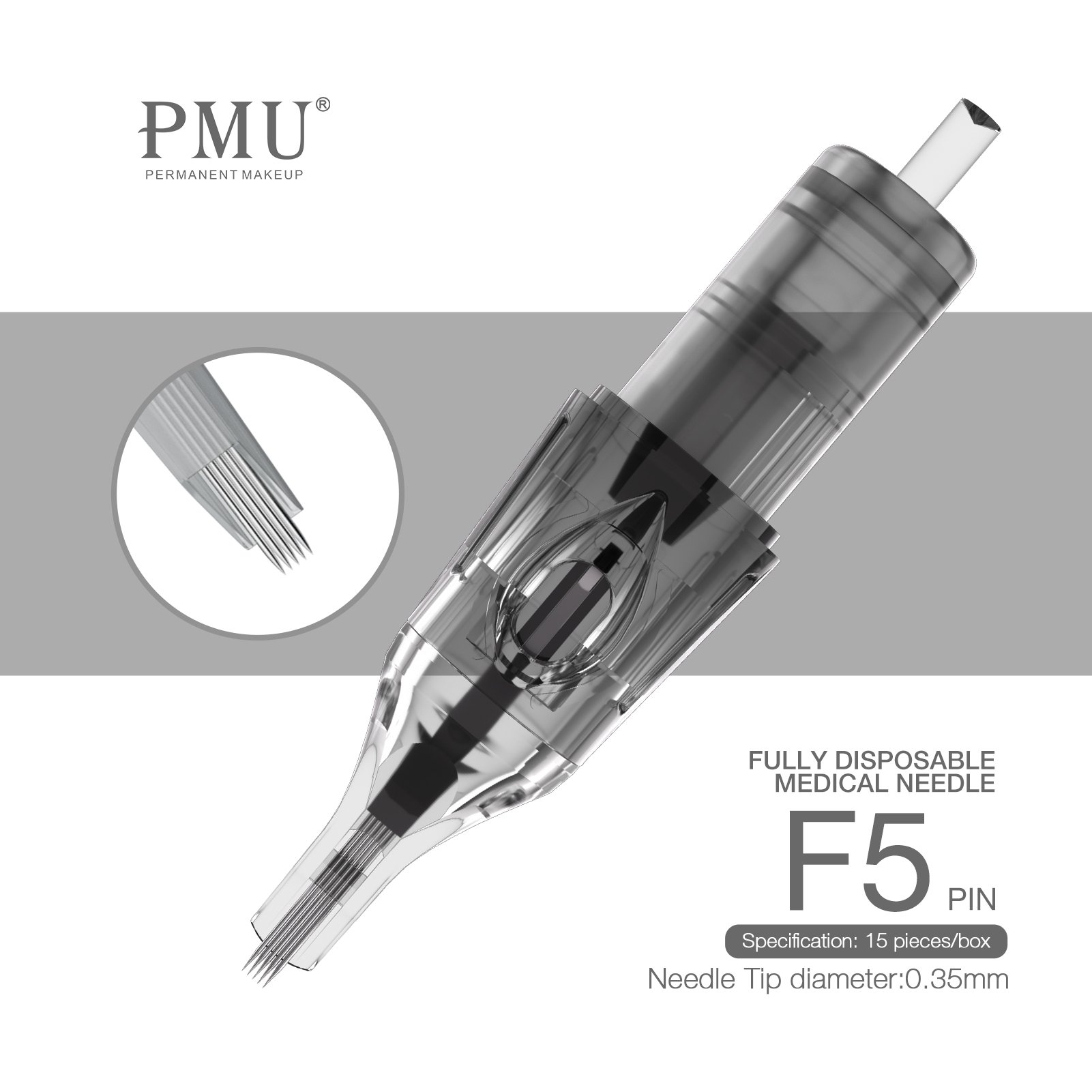 Popular Universial 1201RL 1203RL 1205RL 1205F 1207F PMU Permanent Makeup Tattoo Cartridges Needles