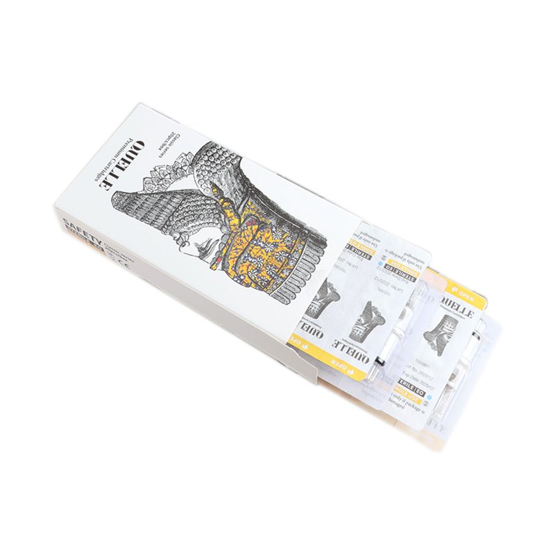 2024 New Quello Tattoo Needle Cartridge 3 Generation Disposable Sterilized Permanent Makeup Needle Cartridge