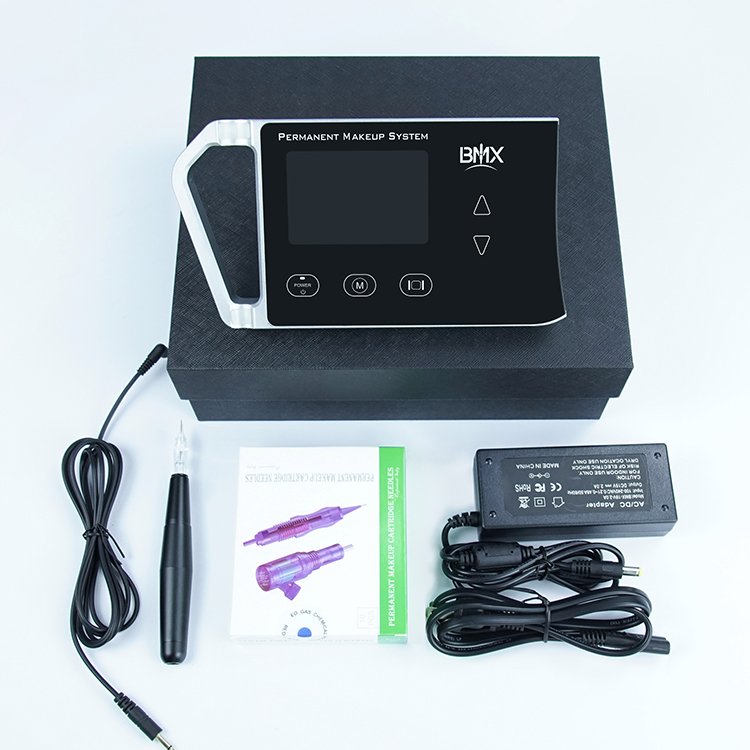 Biomaser P200 Black Nano Brow Dermografo Pmu Machine Microblading Tattoo Making Lip 1RL Needles Machine For Micropigmentation