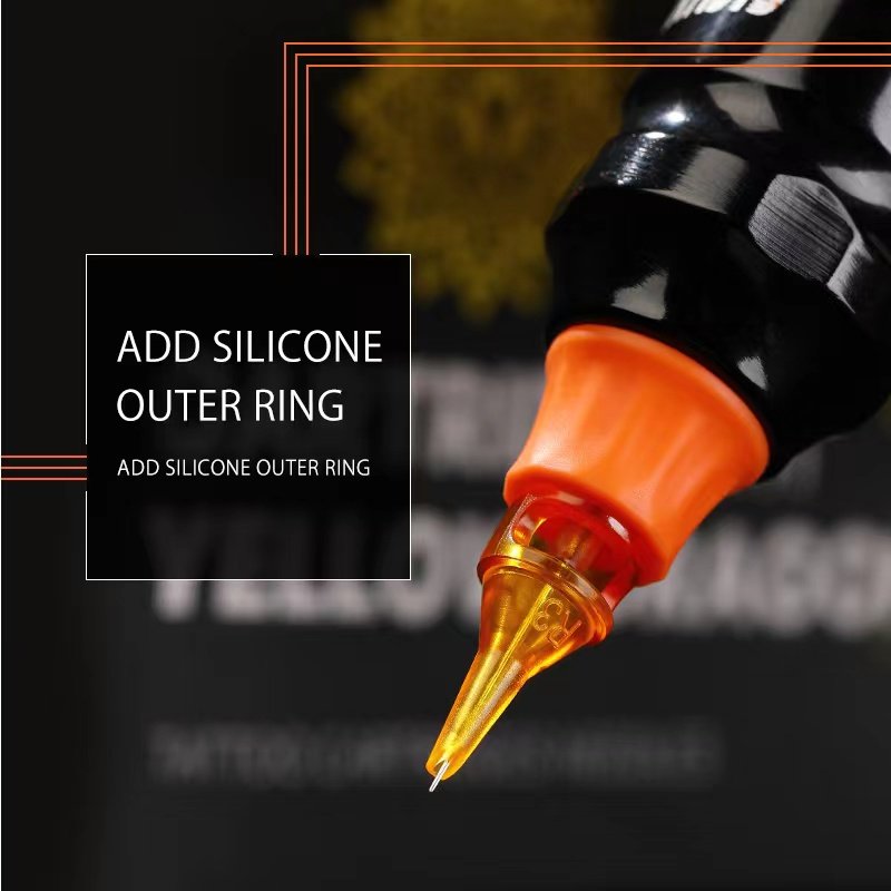 Yilong Tattoo Cartridge Needle Yellow Dragon Cartridge III Professional Makeup Cartridge Needles
