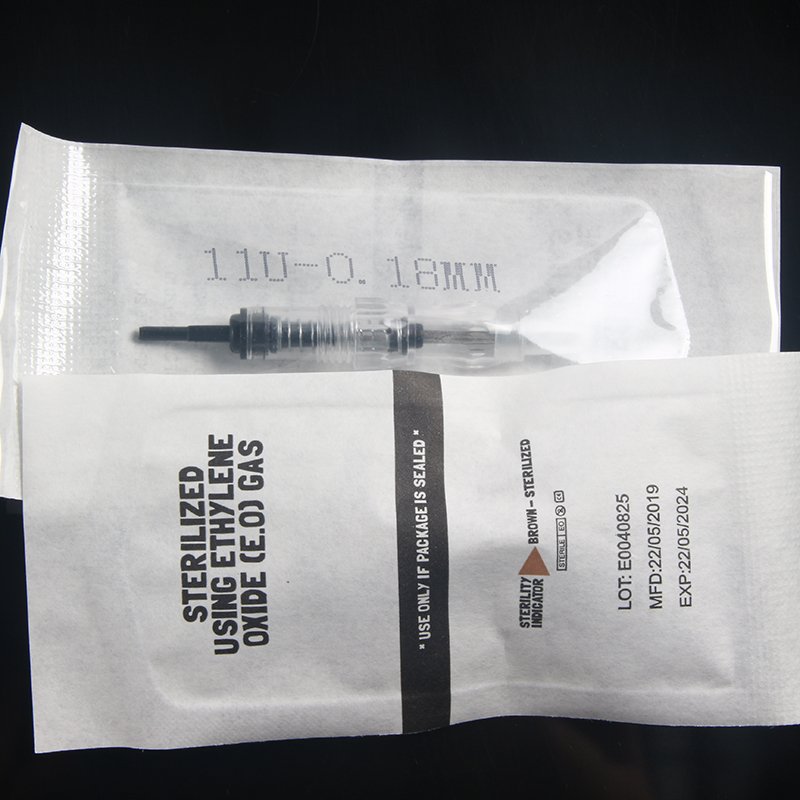 New 11U 0.18MM Disposable Sterilized Screw Needle cartridge for eyebrow black pearl machine