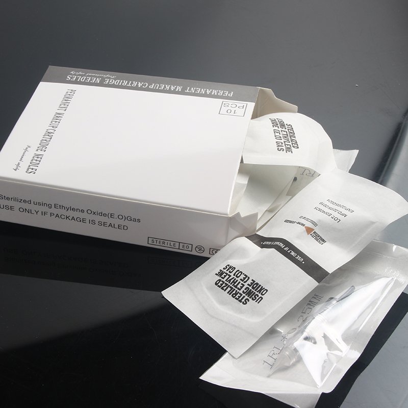 New 11U 0.18MM Disposable Sterilized Screw Needle cartridge for eyebrow black pearl machine