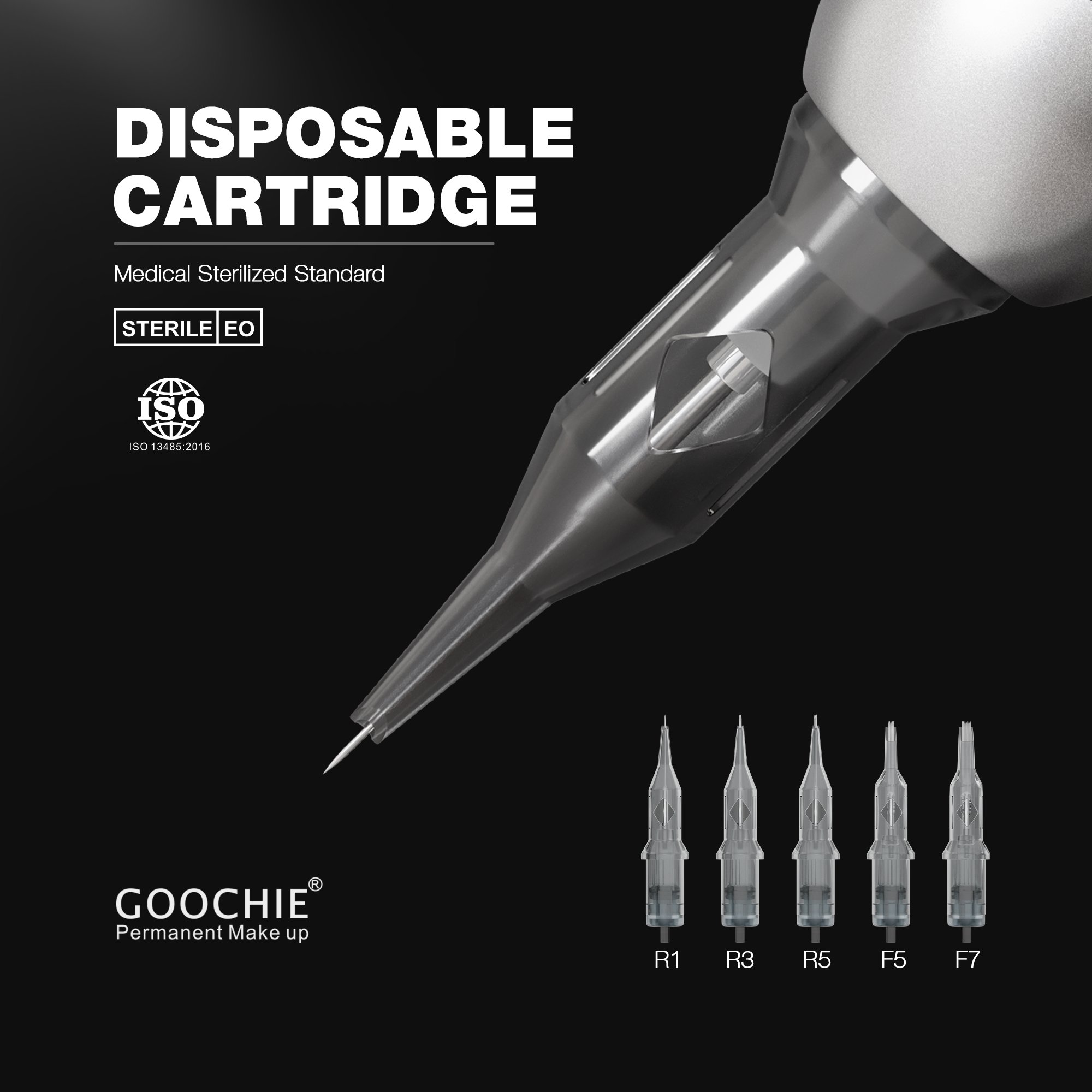 Goochie Universal cartridge needle tattoo needle for permanent makeup machine