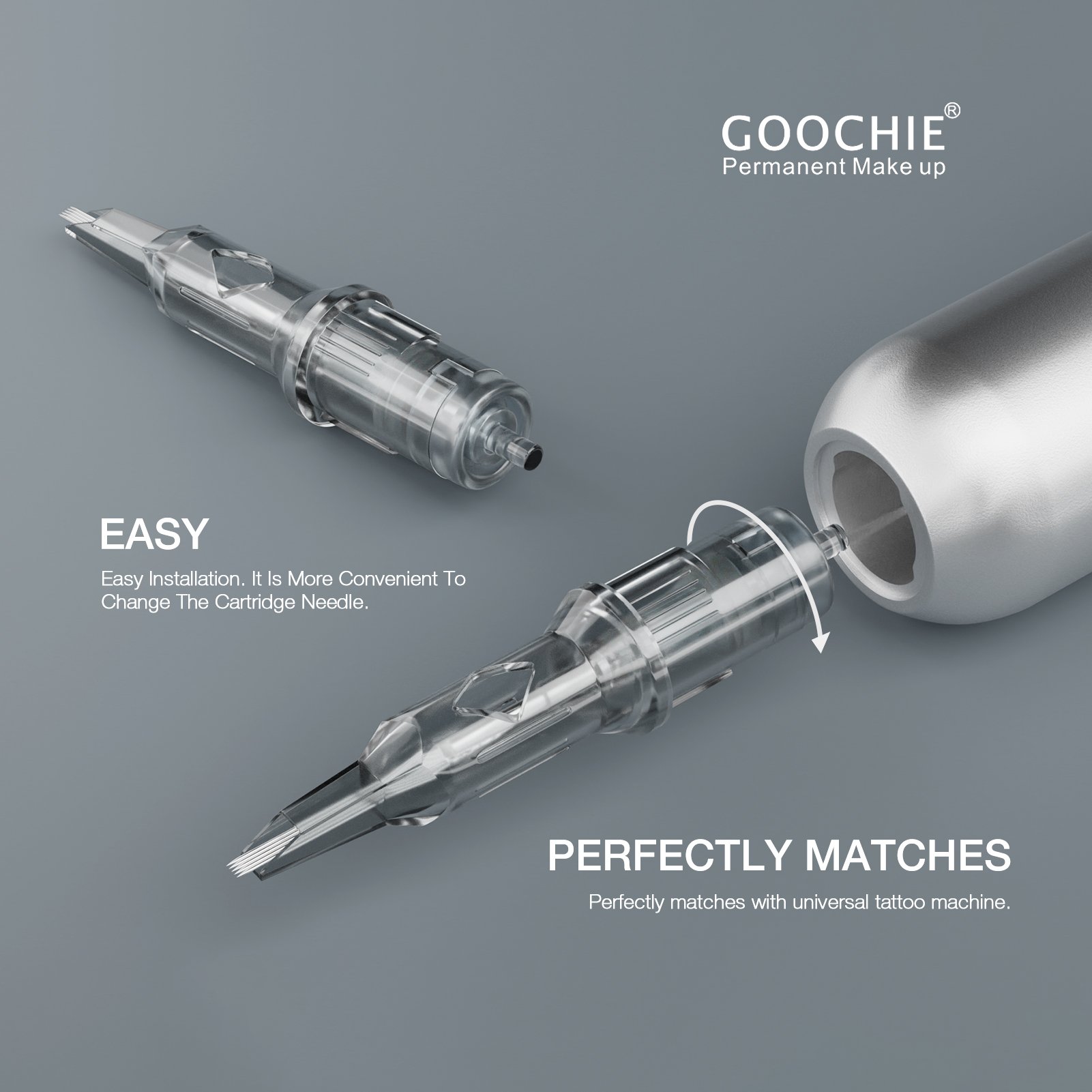 Goochie Universal cartridge needle tattoo needle for permanent makeup machine