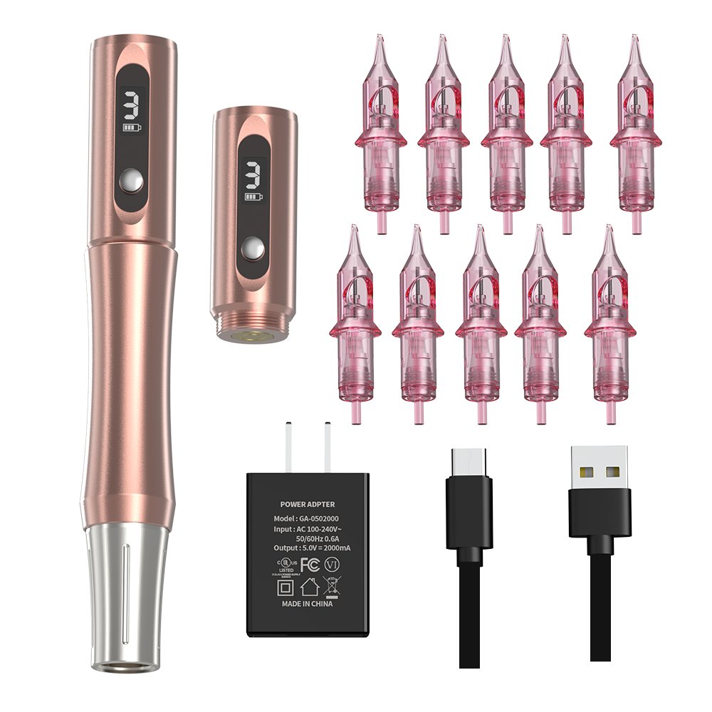 PRIVATE LABEL Wireless Microshading Permanent Makeup Machine Permanent Makeup Tattoo Pen Wireless Tattoo Machine