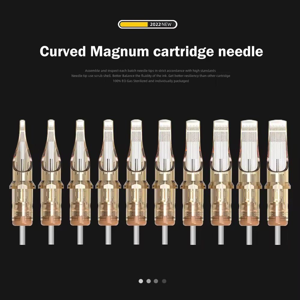 Wholesale Custom Ambition 20pcs RL RS M1 RM 0.25mm 0.3mm 0.35mm Disposable Sterilized Safety Premium Tattoo Cartridges Needles