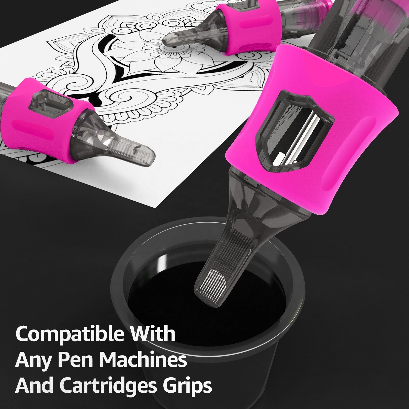 TUHU Tattoo Supply 3RL Super Tight Needle Cartridge Tattoo Cartridges Permanent Makeup Tattoo Cartridges Needle