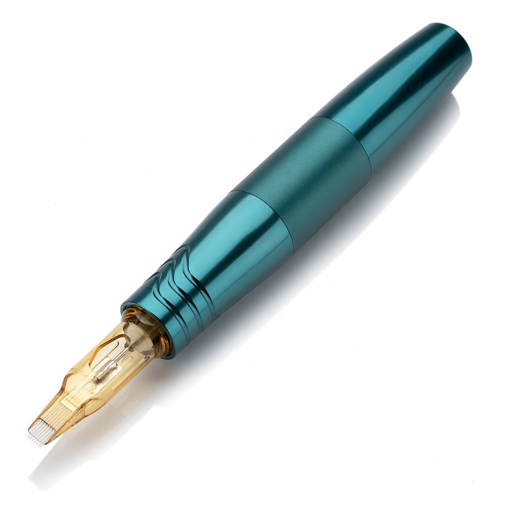 Amazon Hotsale Professional Motor Pen Hybrid Cartridge Tattoo Pen Rotary Tattoo Machine Black Gun Body Power