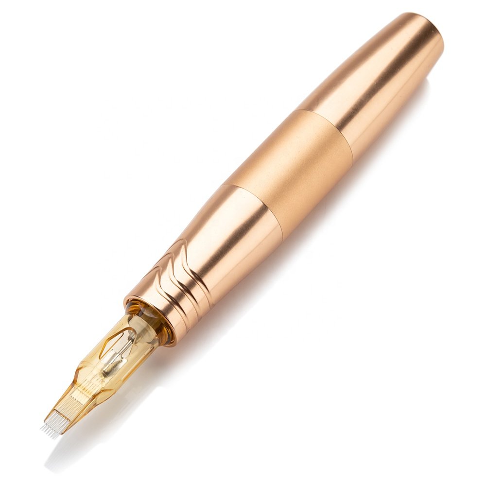 Amazon Hotsale Professional Motor Pen Hybrid Cartridge Tattoo Pen Rotary Tattoo Machine Black Gun Body Power
