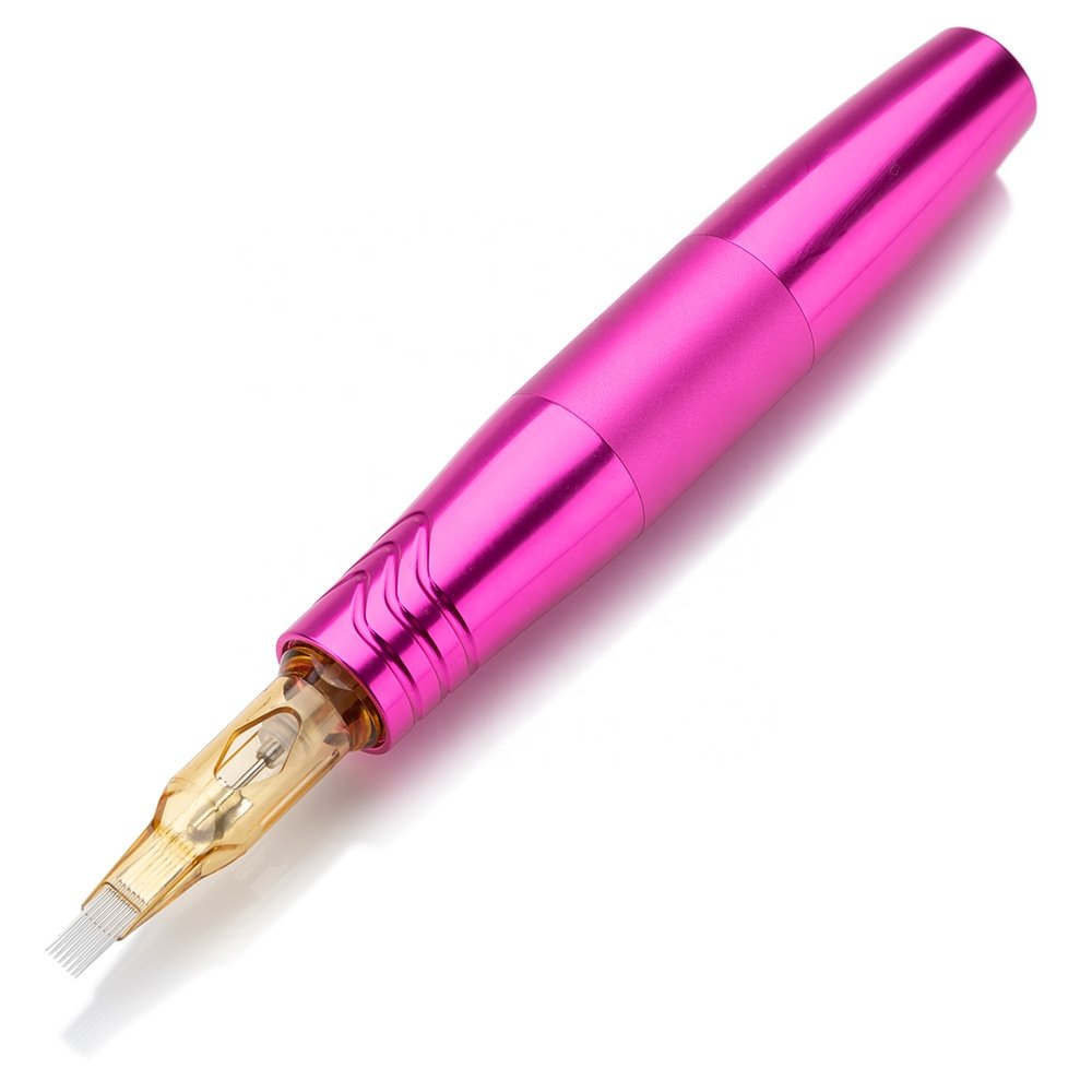 Amazon Hotsale Professional Motor Pen Hybrid Cartridge Tattoo Pen Rotary Tattoo Machine Black Gun Body Power