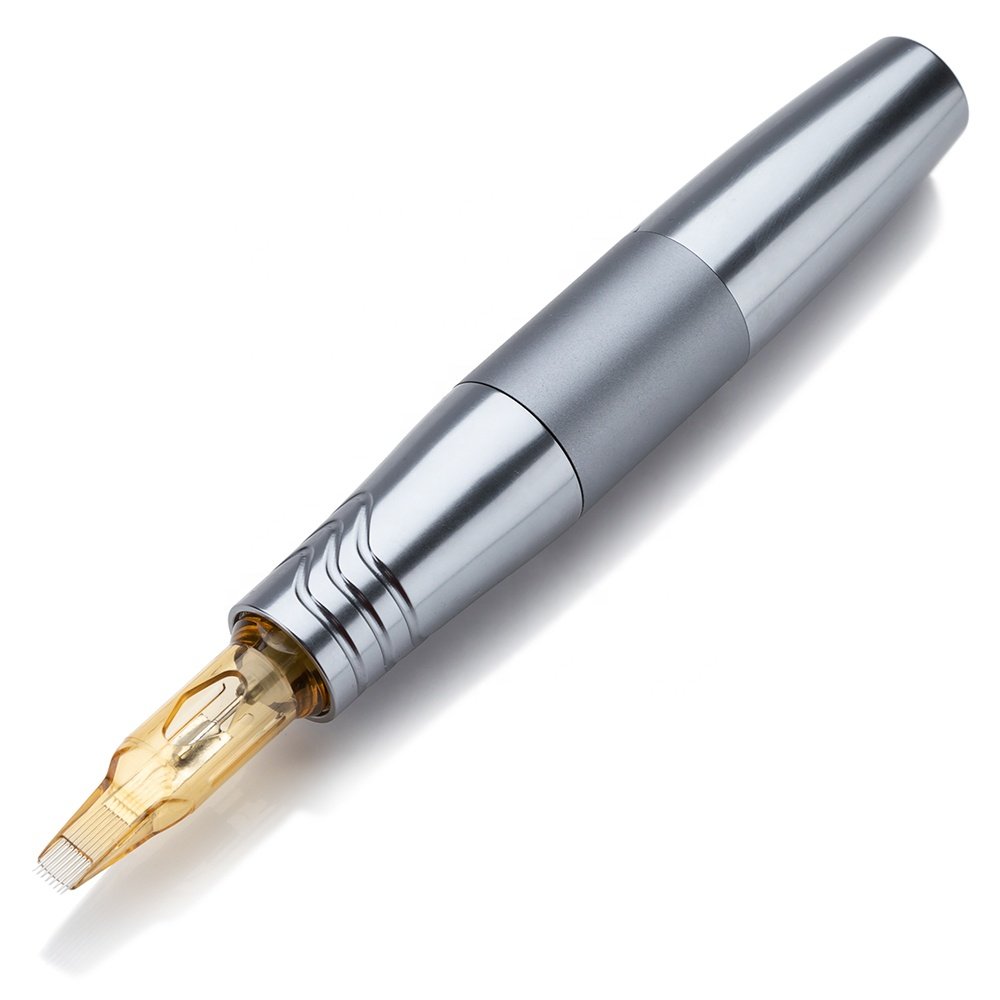 Amazon Hotsale Professional Motor Pen Hybrid Cartridge Tattoo Pen Rotary Tattoo Machine Black Gun Body Power