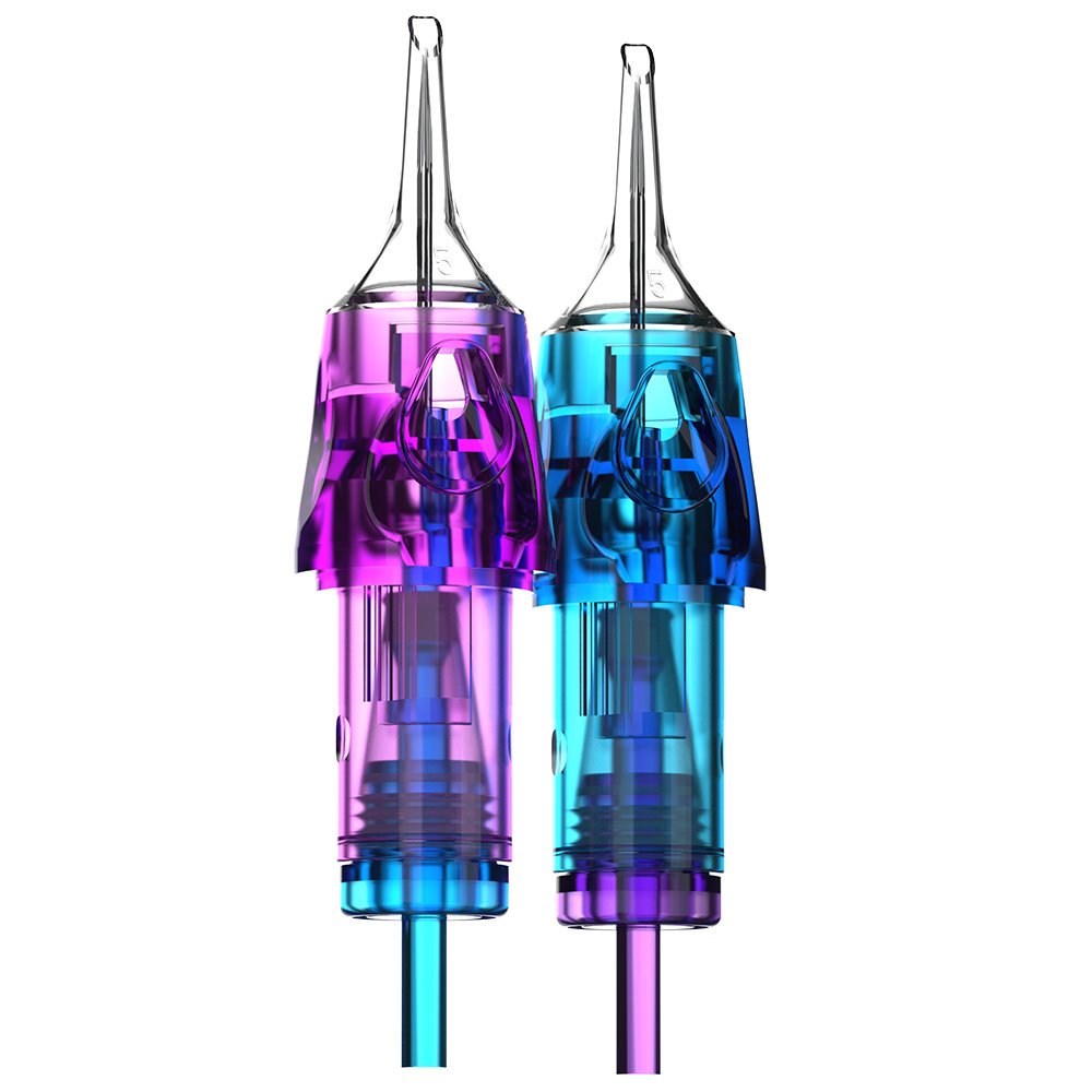 New style Premium CNC tattoo Cartridge Needle Purple Permanent Makeup Tattoo Needle for Scalp