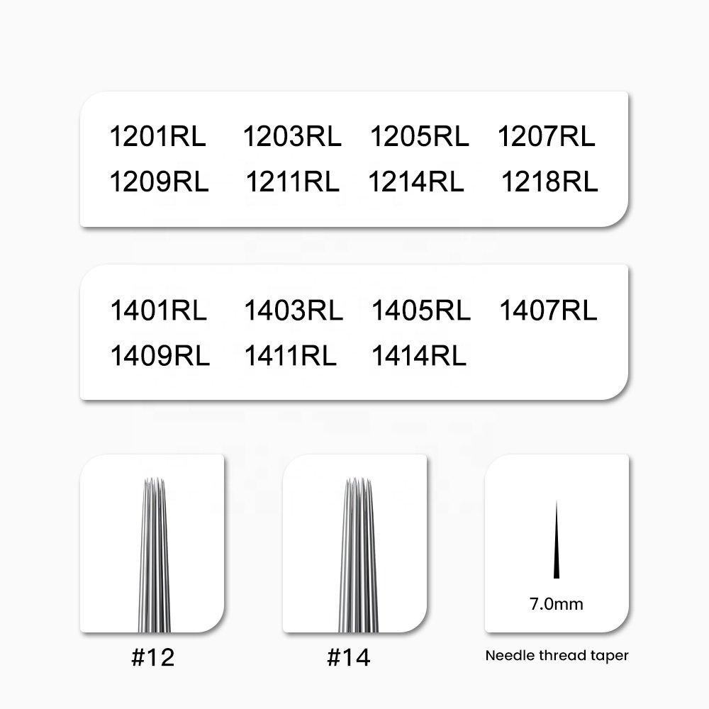 1401RL Disposable Tattoo Needles For Permanent Makeup machine