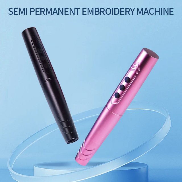 Professional Mini Tattoo Pen Machine Stainless Steel NANO pmu Tattoo Machine for Permanent Makeup Pack of 2 SMP Tattoo
