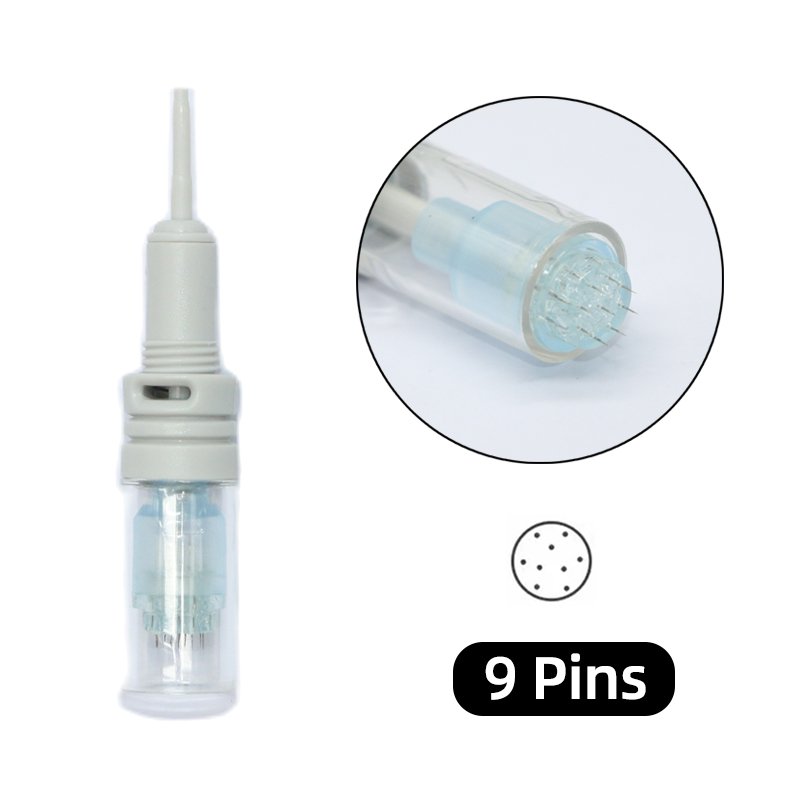 High Quality Gray Screw Eyebrow Tattoo Needles Permanent Makeup Eyebrow Lips cartridge Needles Beauty Accessories Tools