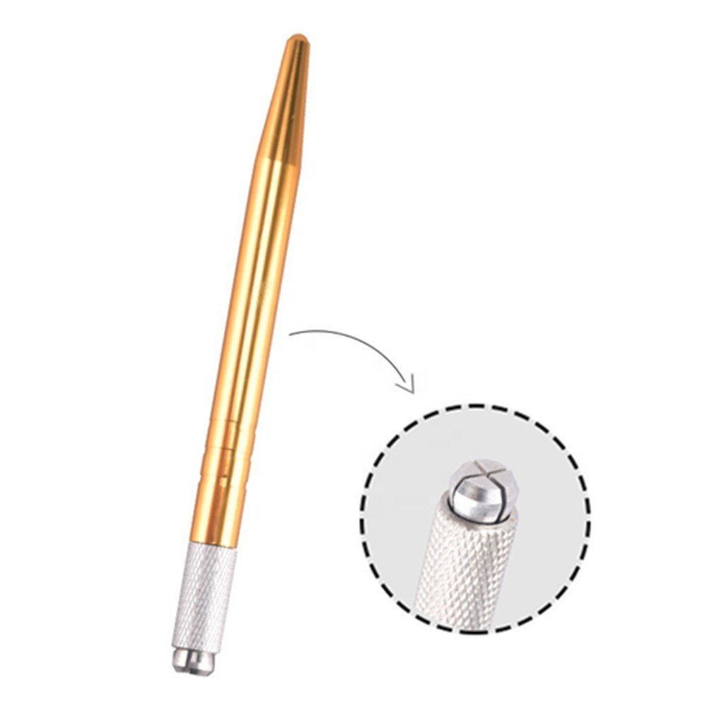 Microblading Pens Disposable Aluminum Handles For Permanent Makeup Eyebrow Tattoo Professional