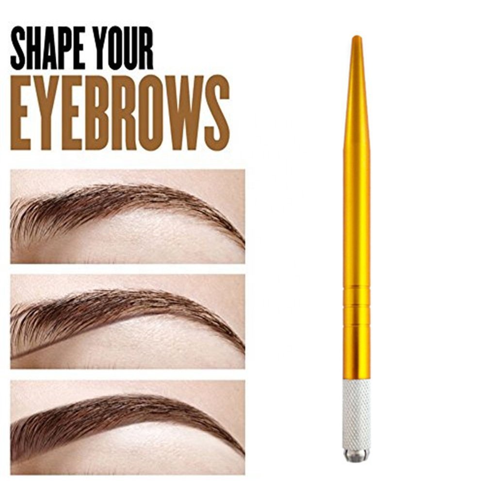 Microblading Pens Disposable Aluminum Handles For Permanent Makeup Eyebrow Tattoo Professional